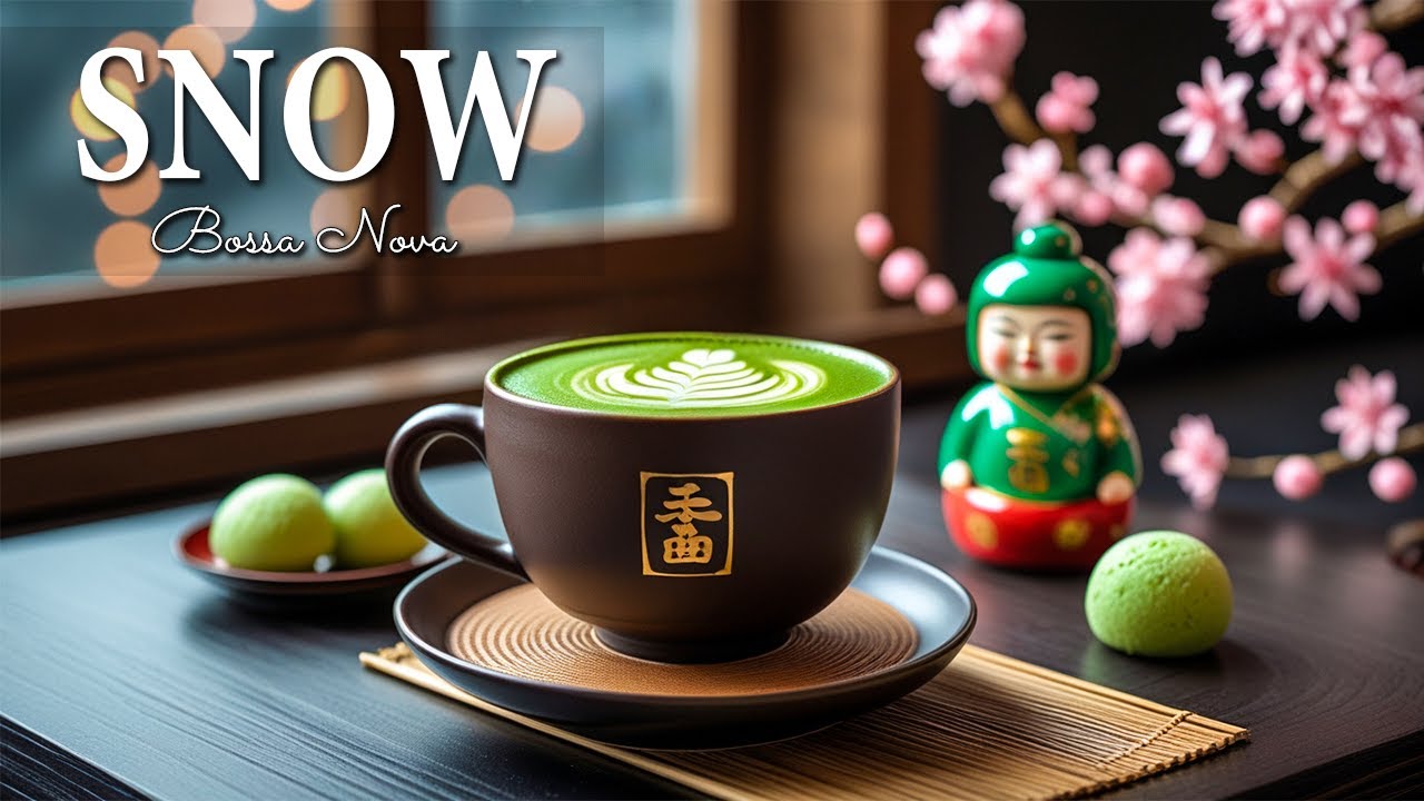 Snowy Cafe Jazz & Bossa Nova ☕ Winter Relaxing Music with Warm Coffee Vibes