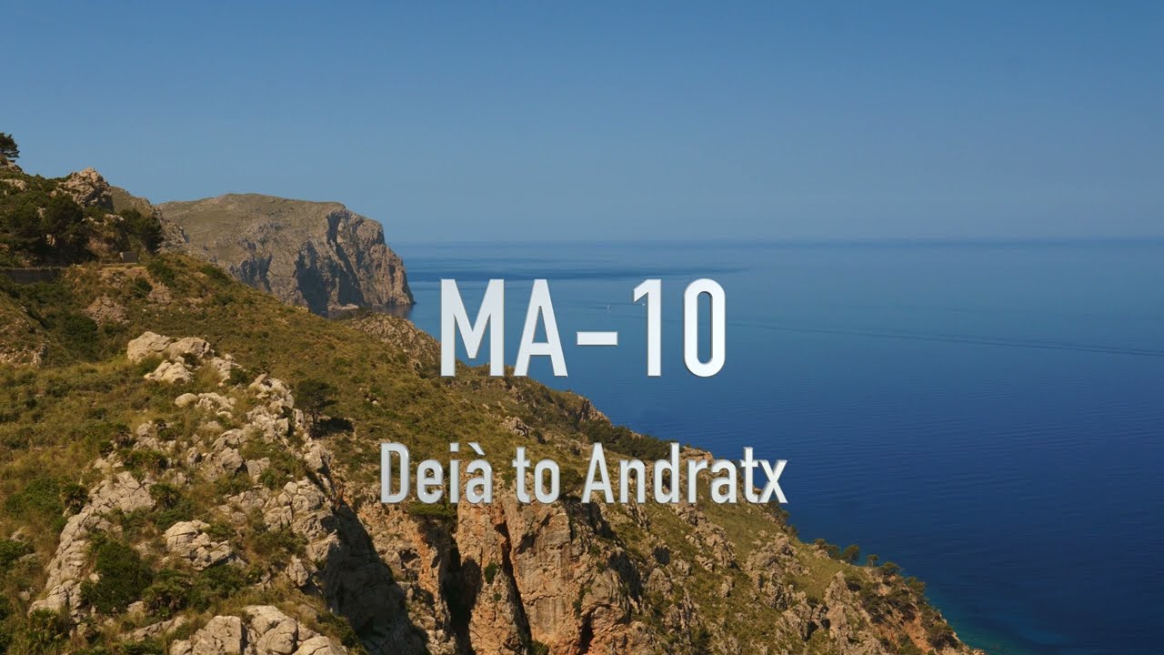 Mallorca - Die MA-10 entlang der Steilküste zwischen Andratx und Deià (Video in 4K)