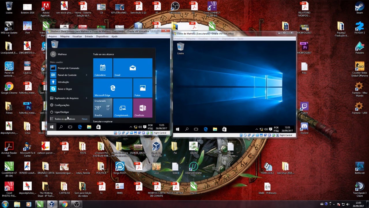 Como fazer duas m&aacute;quinas virtuais se comunicarem em rede via VirtualBox