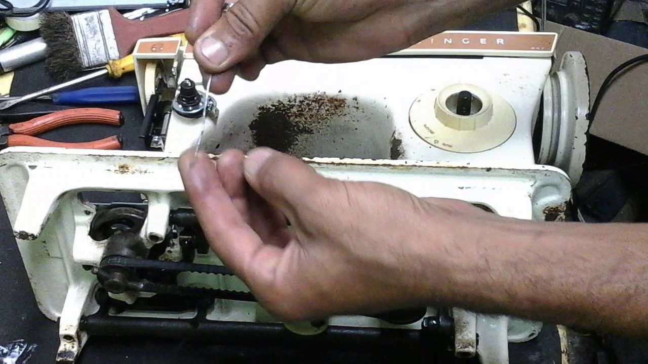 como regular maquina de costura