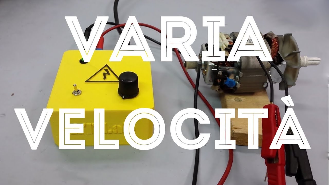 Varia Velocità Motore Universale a Spazzole Lavatrice Aspirapolvere - Circuito Fai Da Te