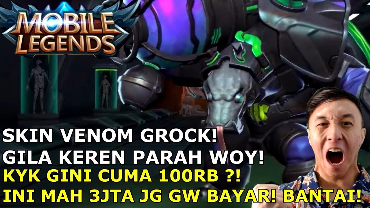GROCK GW TERLALU GILA! KUTUKAN REVIEW SKIN UDAH GA NGARUH! BANTAI!