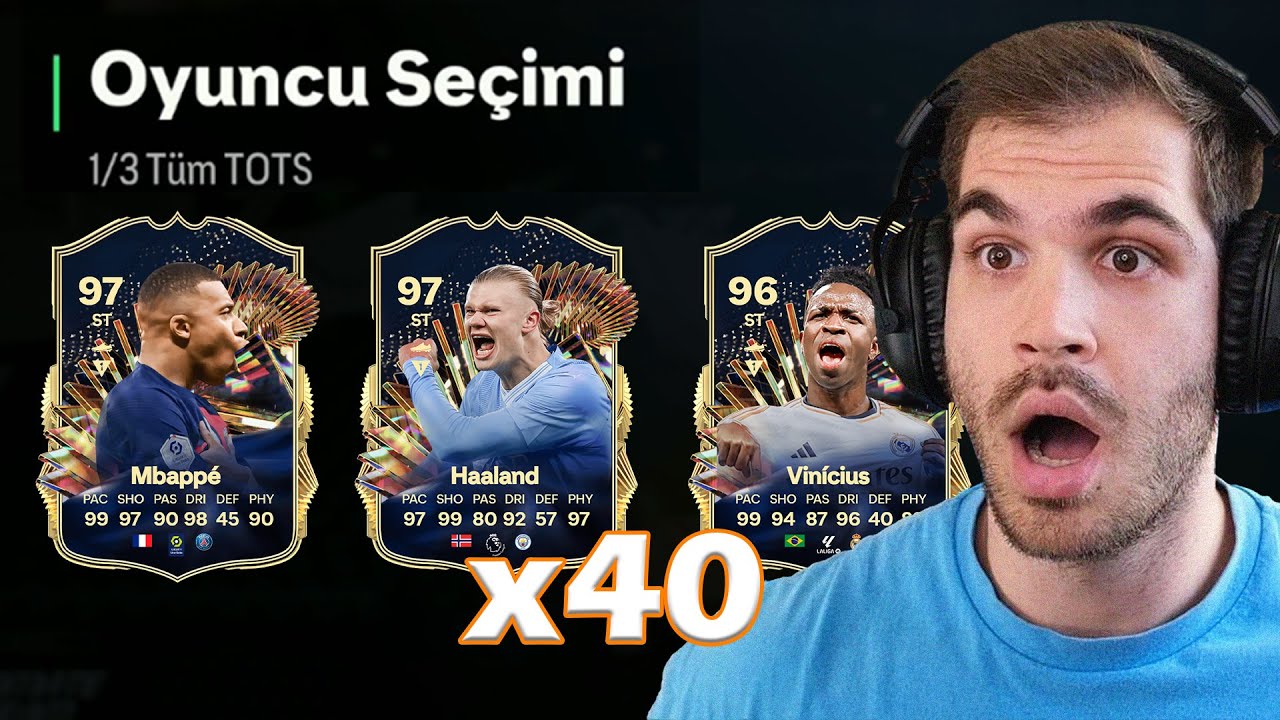 x40 GARANTİ TOTS OYUNCU SEÇİMİ AÇTIM-FC 24
