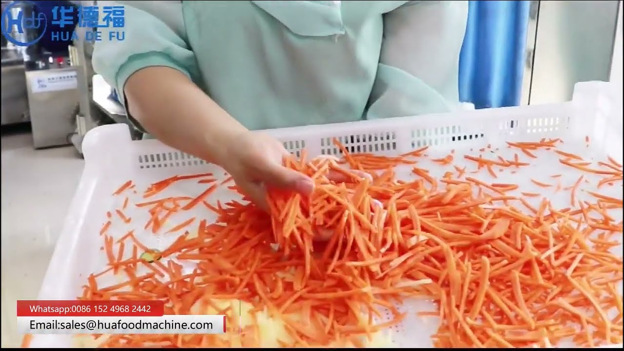 Vegetable Cutting Machine With Multifunctional Functions Test Video
