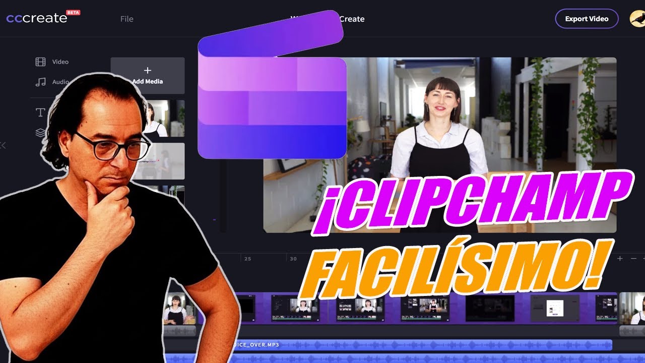 Crea Vídeos Profesionales en PC - GRATIS 🎬 Clipchamp - MUY FÁCIL 