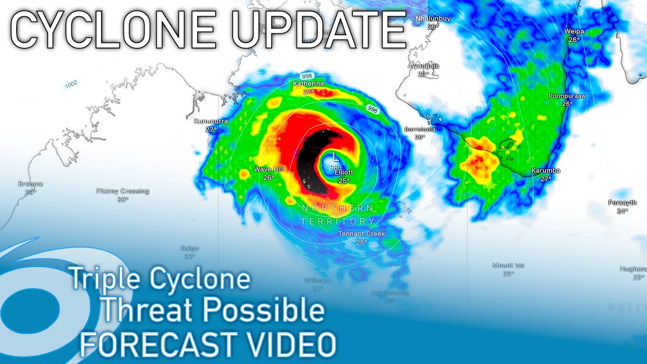 Possibly Two Tropical Cyclones Forecast to Develop and Intensify Around Northern Australia Next Week