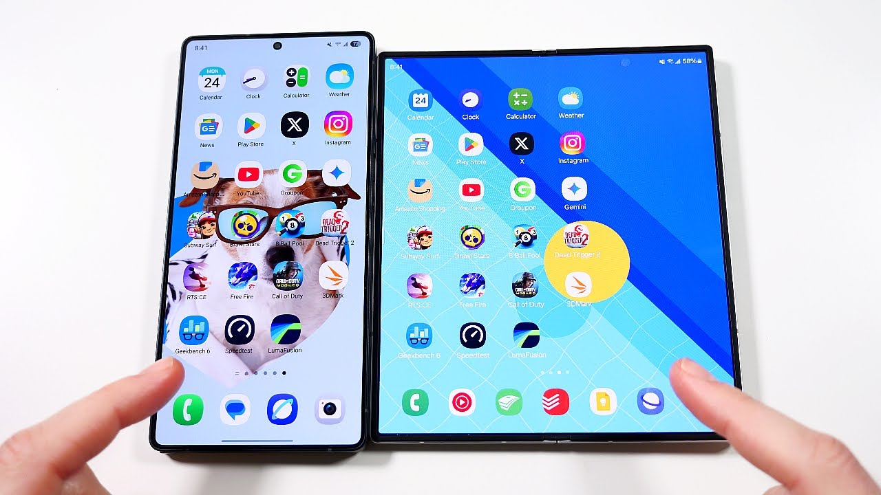 Galaxy S25 Ultra vs Galaxy Z Fold 6 Speed Test