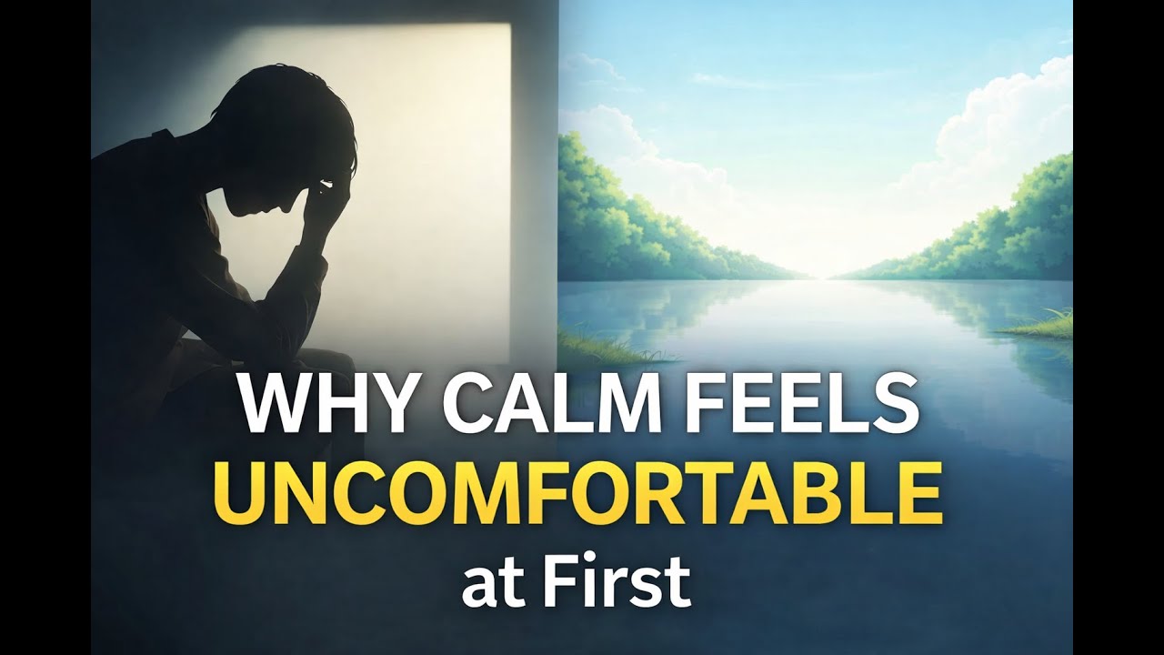 Why Calm Feels Uncomfortable at First