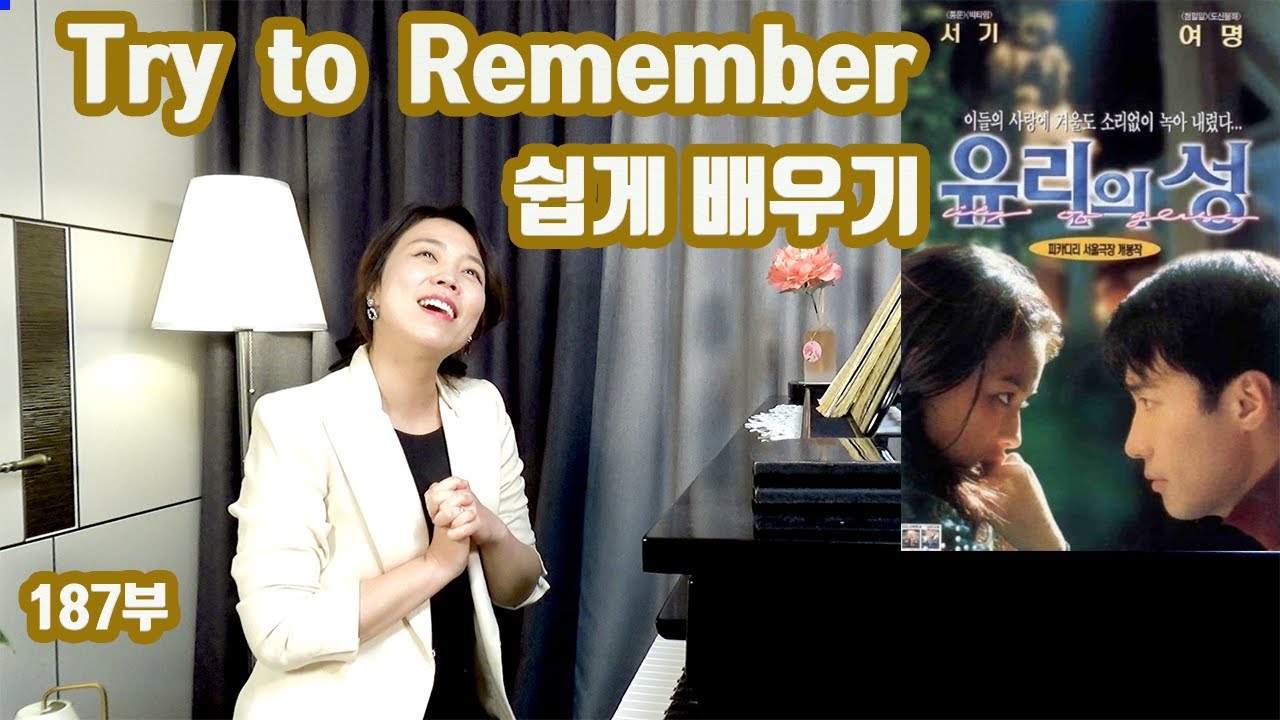 try to remember lesson 레슨