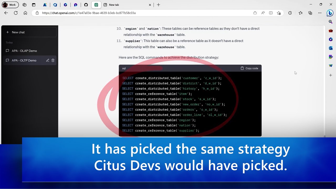 ChatGPT Plugin Idea for OLTP & Postgres: Choosing a Citus Shard Key