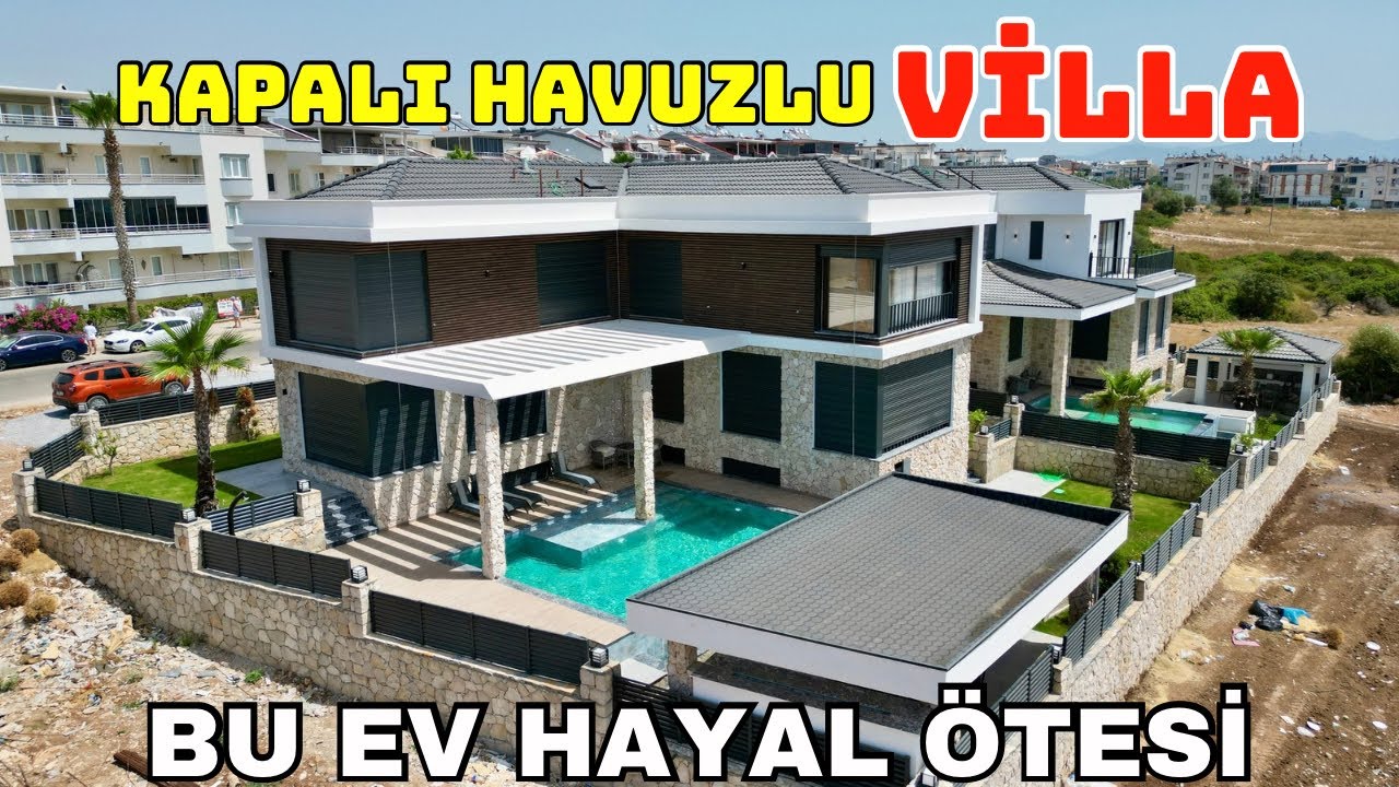 Ultra L&uuml;ks Villa Turu Didim Merkezde 500 M2 Arsa İ&ccedil;inde Eşyalı E-81
