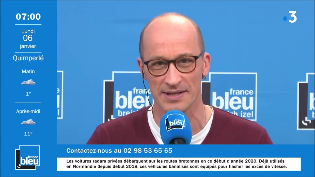 Début de la matinale de France Bleu Breizh iZel du 06/01/2020 sur France 3 Bretagne