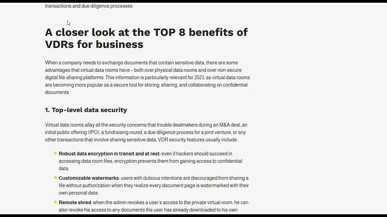 clinked virtual data room cloud data || Data Rooms