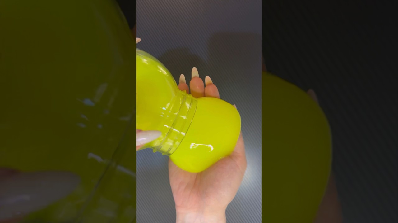 Neon slime 😀 #asmrunboxing #mystery