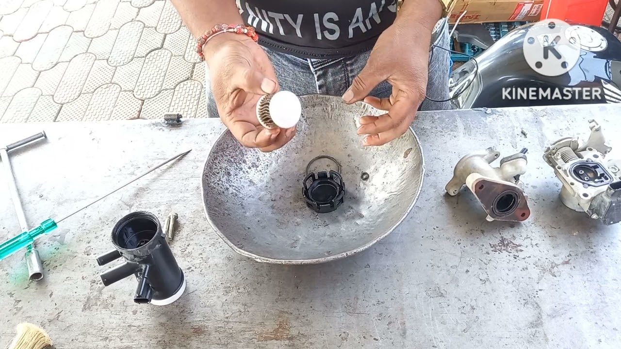 honda unicorn bs6 fuel pump cleaning