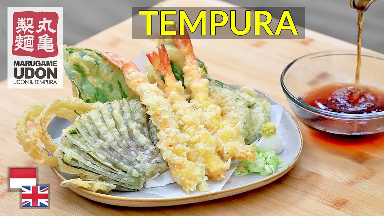 100% Lurus Krispi! Resep Tempura Udang Marugame [Bahan Lokal]
