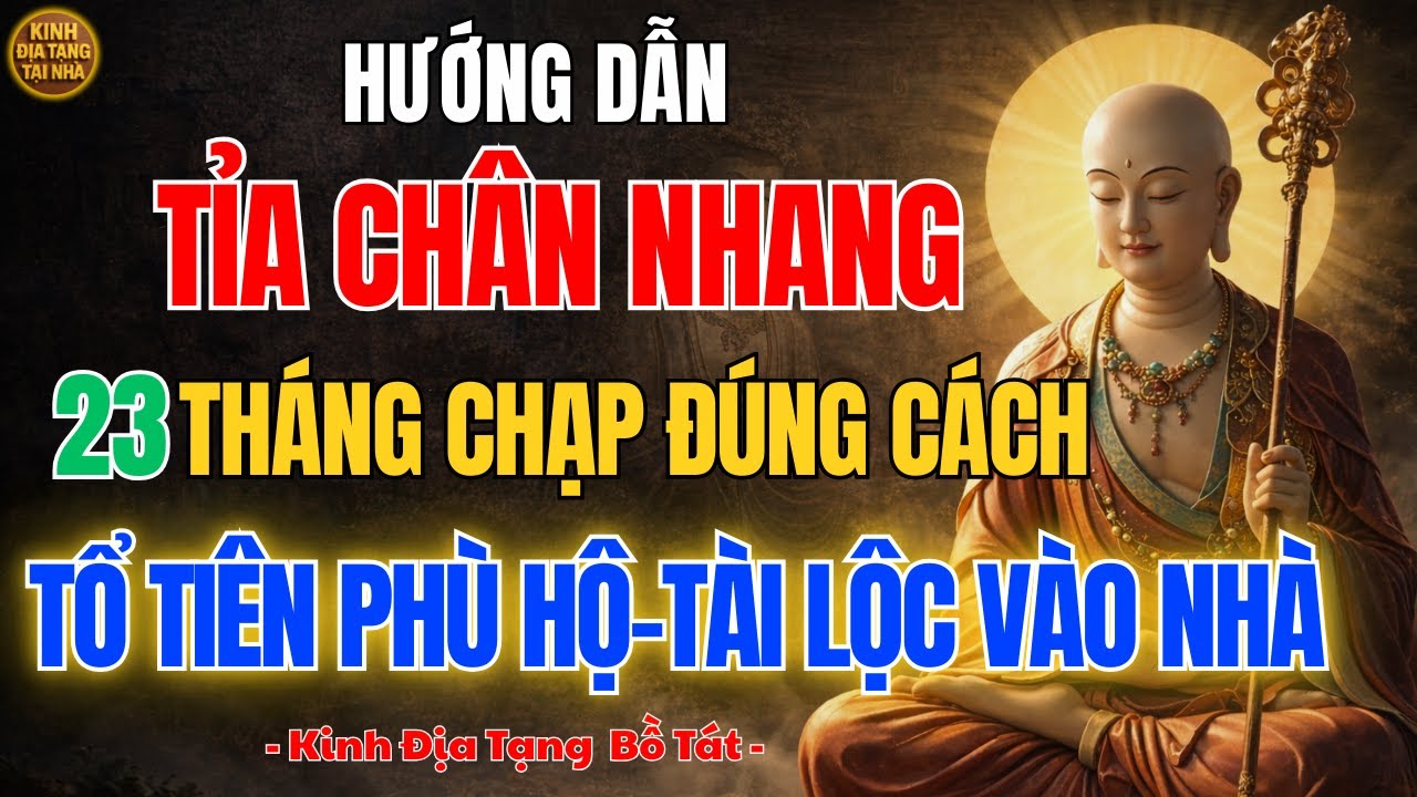 Địa Tạng Vương Bồ Tát Dạy ✨ 23 Tháng Chạp Dọn Bàn Thờ, Tỉa Chân Nhang Đúng Cách