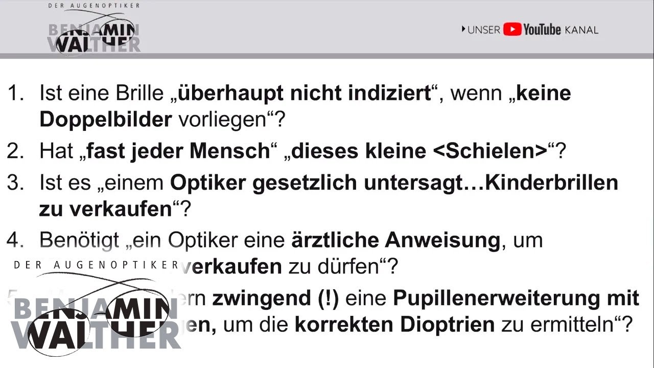 3. Gefahr für Kinder durch BRILLE? DAS jedenfalls behauptet eine „Pseudo-Rezension“.