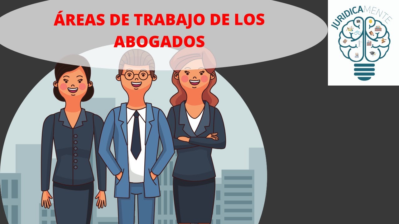 ÁREAS DE TRABAJO DE LOS ABOGADOS