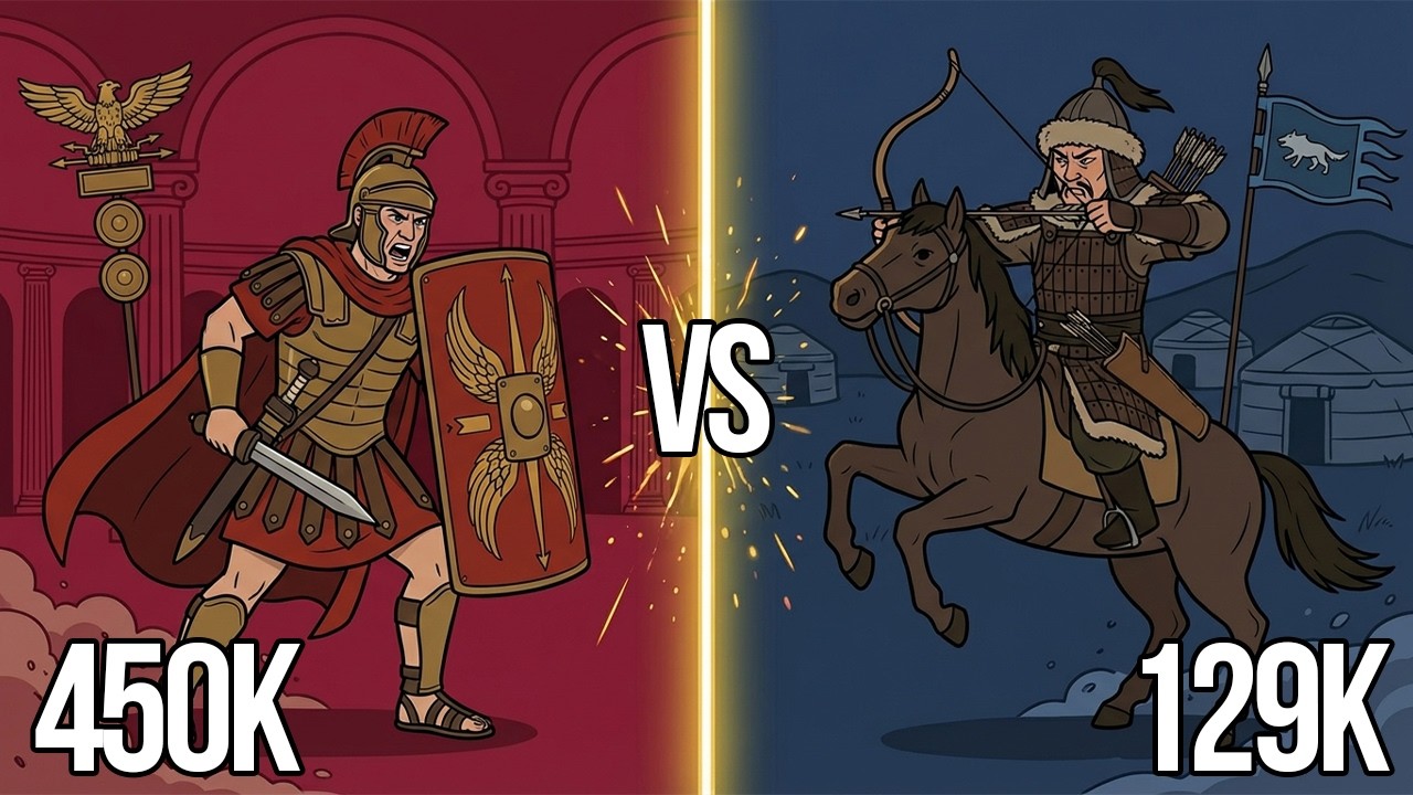 What If the Roman Empire Fought the Mongol Empire at Full Strength?