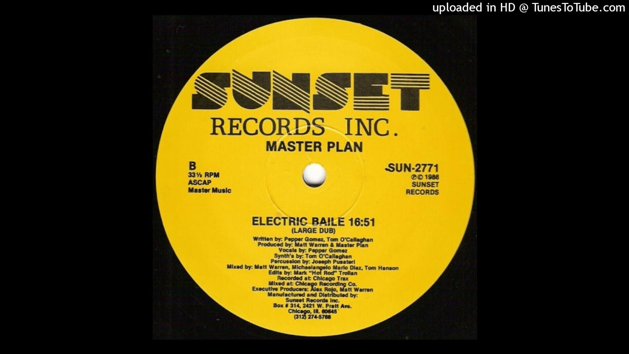 Master Plan - Electric Baile (Large Dub Mix) (1986)