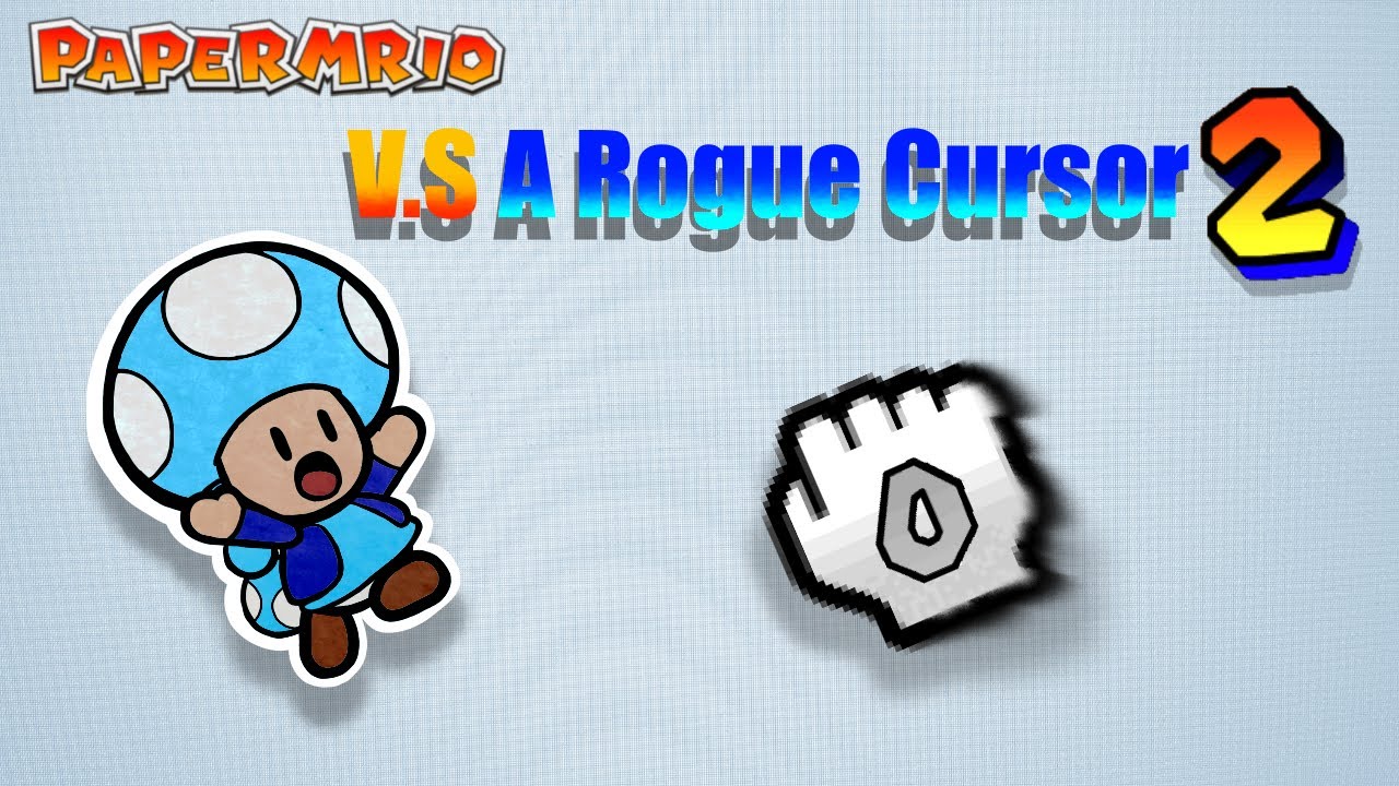 Revenge of the Rogue Cursor  | Paper Mario Stop-Motion