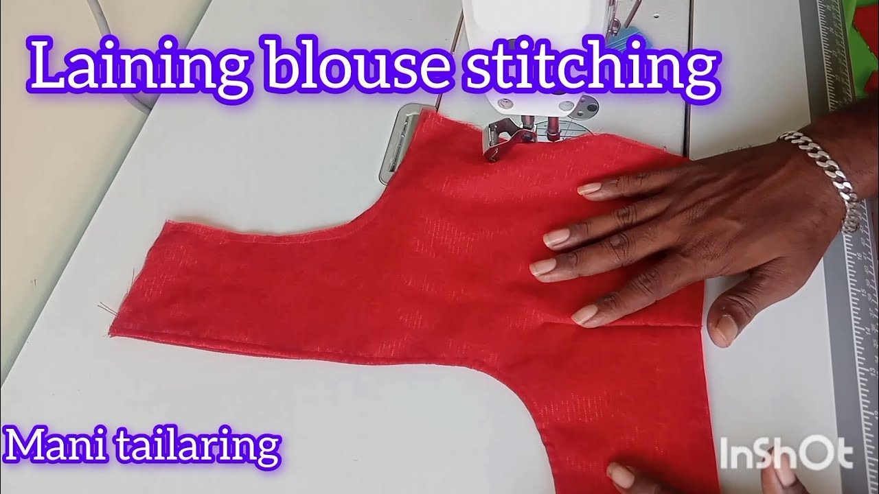 Lining blouse stitching|Mani tailaring ✂️❤️‍🔥