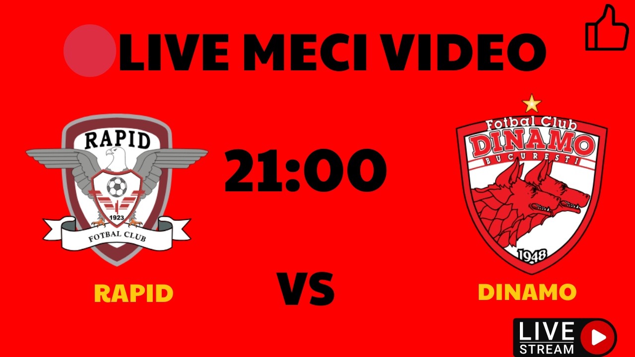 🔴[LIVE] DINAMO BUCURESTI - RAPID BUCURESTI MECI LIVE VIDEO+AUDIO