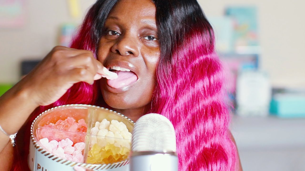 Lolli And Pops Gummy Bears ASMR Eating Sounds
