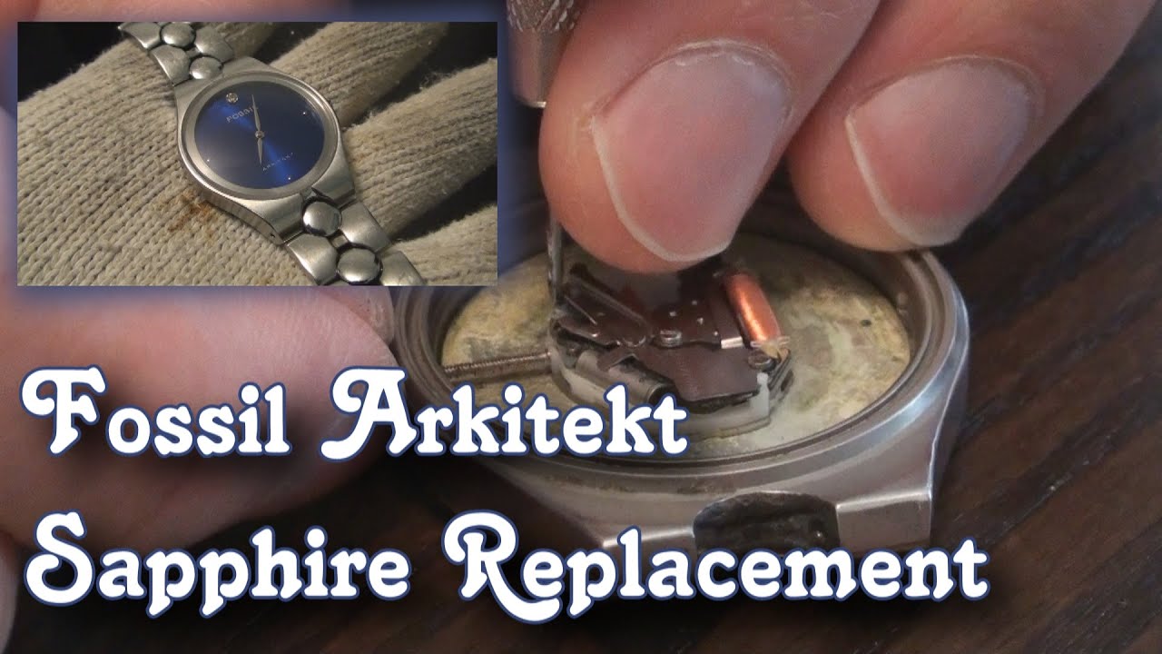 Fossil Arkitekt FS 2710 - Sapphire Crystal Upgrade & Battery Replacement