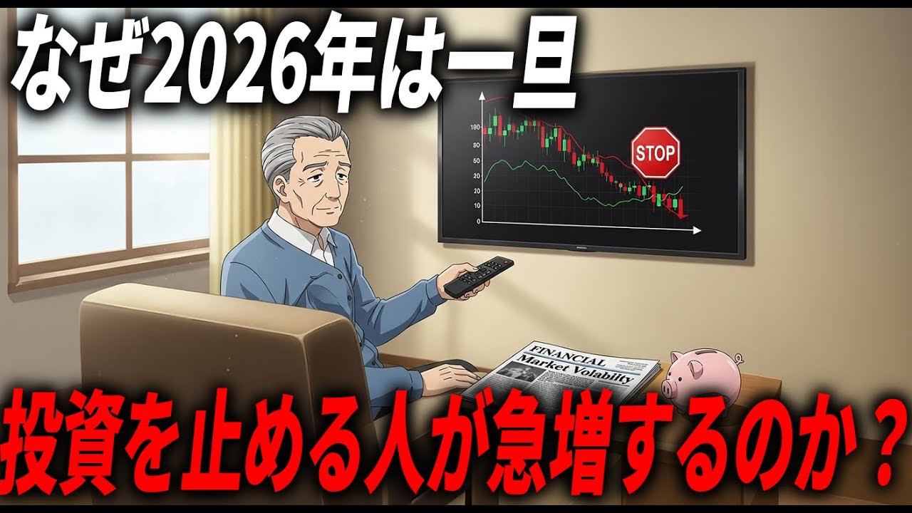 【実は〇〇だから】2026年に一旦投資をSTOPする人が急増してしまう理由