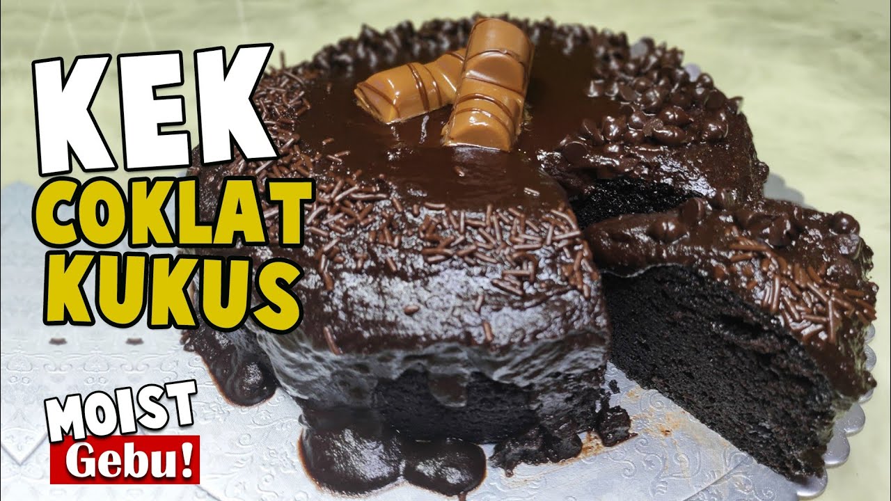 Kek Coklat Kukus  | Moist Dan Gebu | Sukatan Cawan