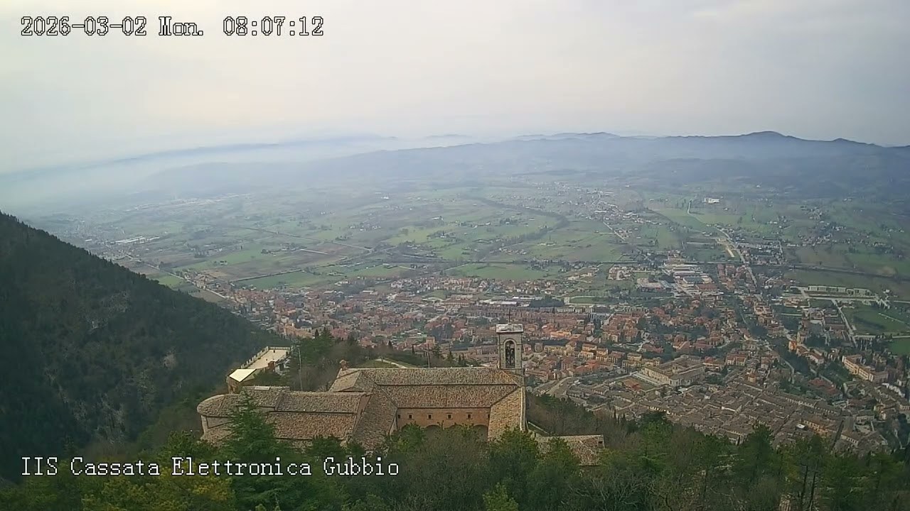 Gubbio Timelapse del 02/03/2026