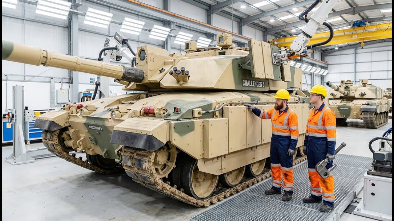 Inside the Factory: Maturing the Challenger 3's Modular Armor and Turret Integration
