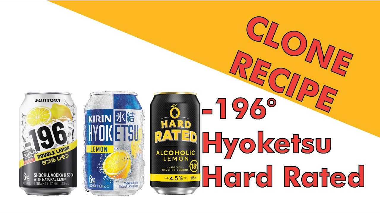 Clone Recipe for Hard Solo, Hard Rated, Kirin Hyoketsu or -196 Suntory Double Lemon with Impressence