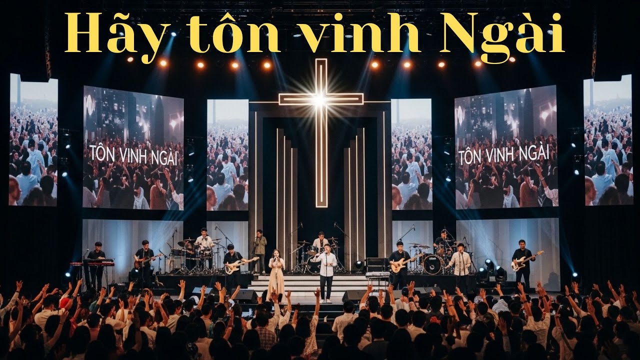 Hãy Tôn Vinh Ngài | Thánh Ca Ngợi Khen Chúa Tràn Đầy Sức Sống – Cover by Ánh Sáng Ân Điển