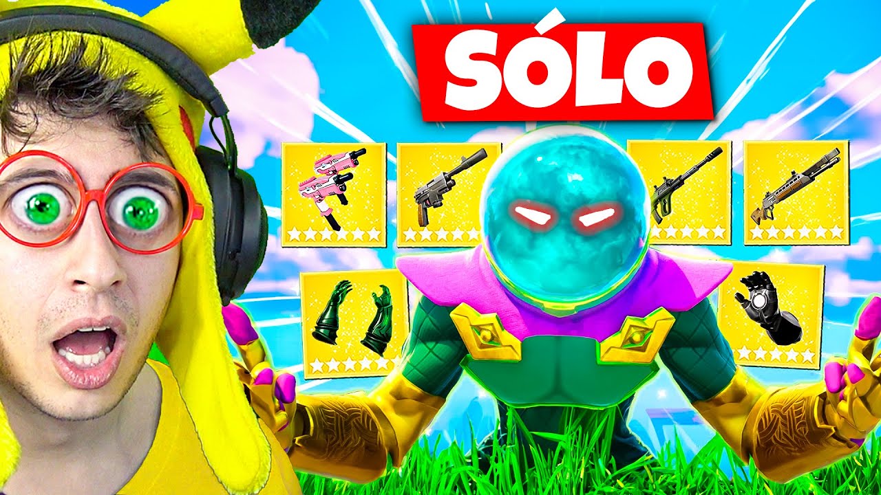 Reto SÓLO MÍTICAS 💎🤑🔥!! (imposible 🥵) - Fortnite TEKENDO