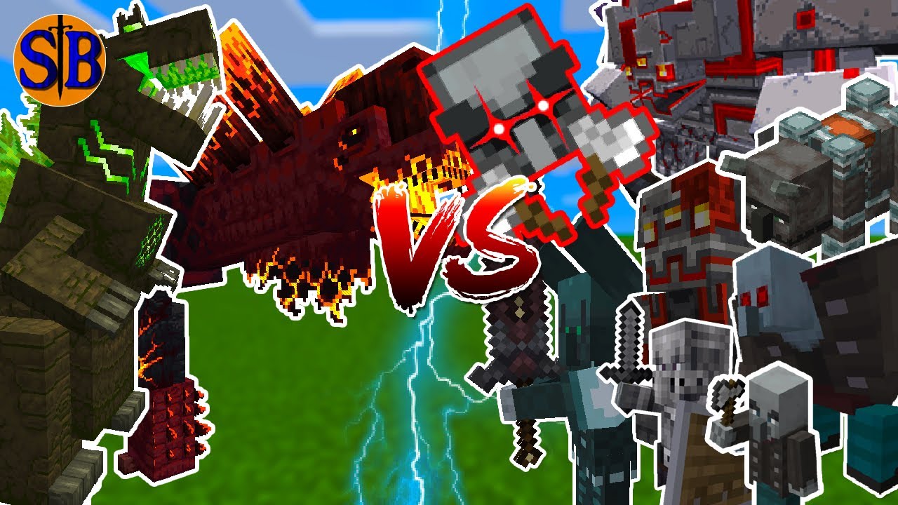 Can the Tremorzilla and Luxtructosorus defend against an Ultra Modded Raid | Minecraft Mob Battle