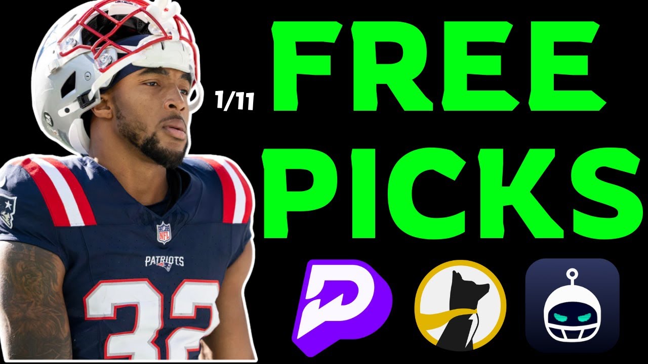 (4-0 SWEEP 🔥) PRIZEPICKS NFL WILDCARD SUNDAY 1/11/26 - FREE PICKS!!! - BEST PLAYER PROPS - NFL TODAY