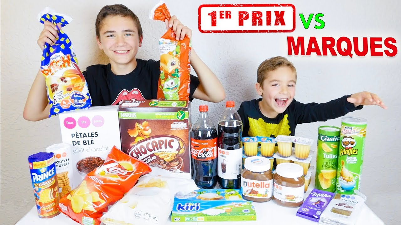 1ER PRIX vs MARQUES CHALLENGE !!! - Battle Alimentaire entre Swan & Néo