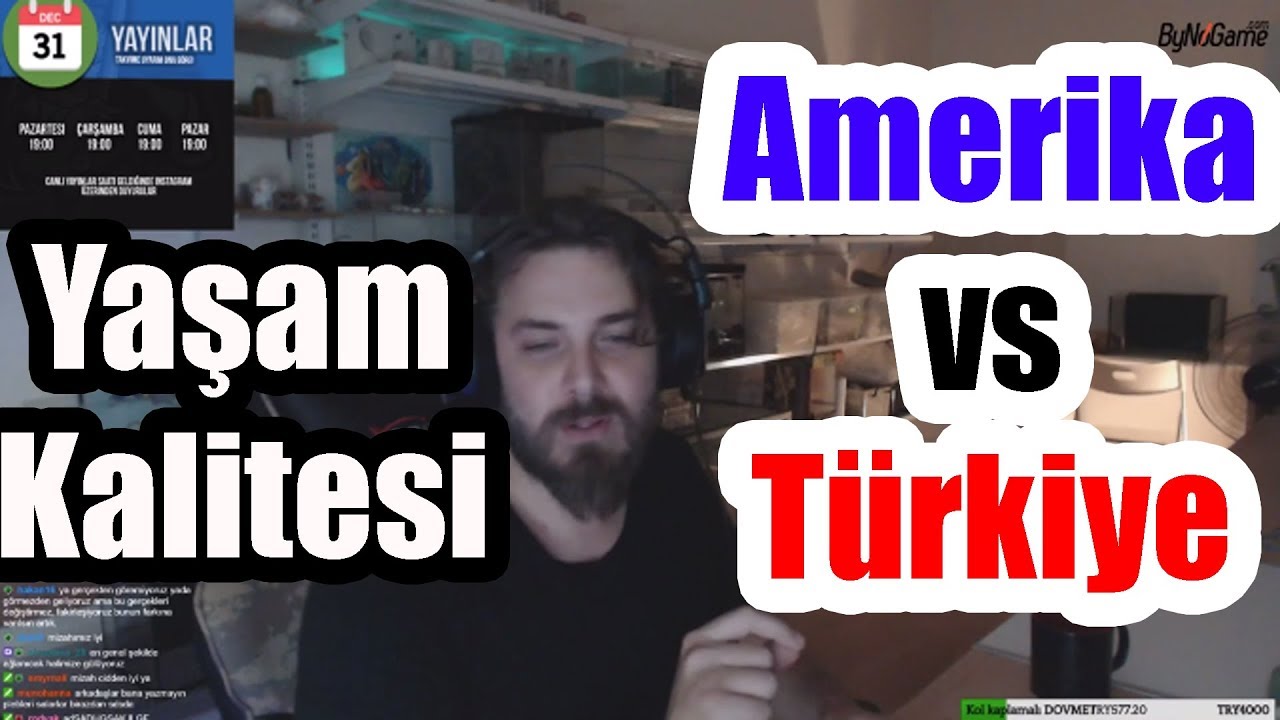 Elraenn Türkiye vs Amerika Yaşam Kalitesi Hakkında Konuşuyor
