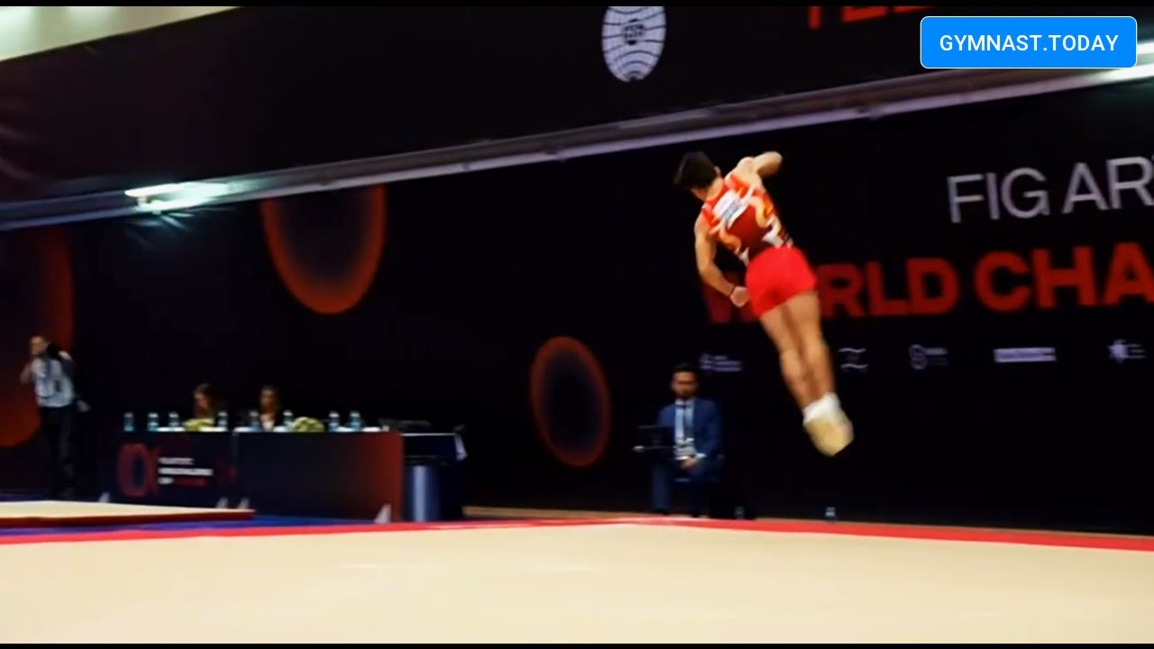 Top 3 in Men's Floor Final - 2023 Tel Aviv Gymnastics World Challenge Cup