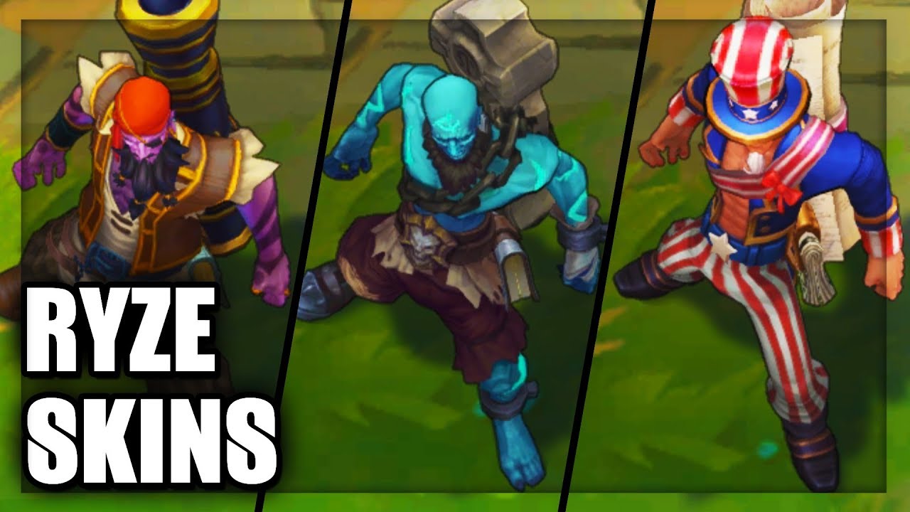 All Ryze Skins Spotlight (League of Legends)