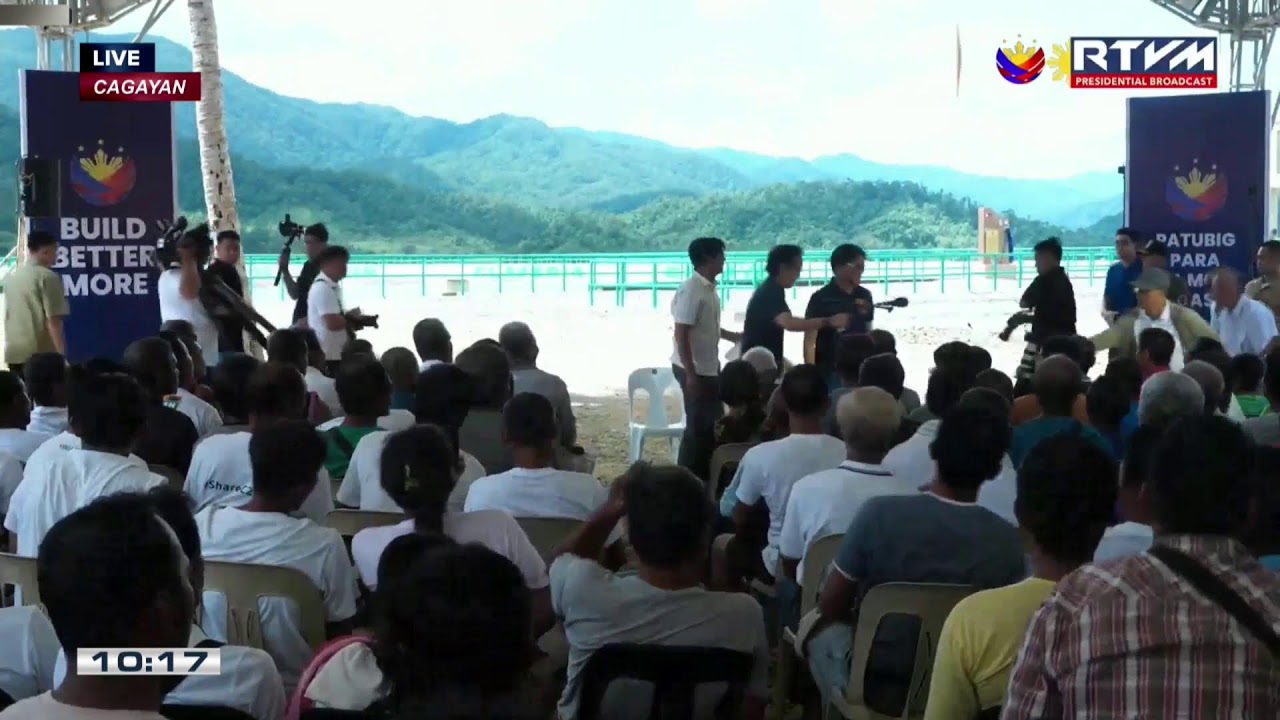 PBBM leads the inauguration of the Union Water Impounding Dam in Barangays Union and Cadcadir