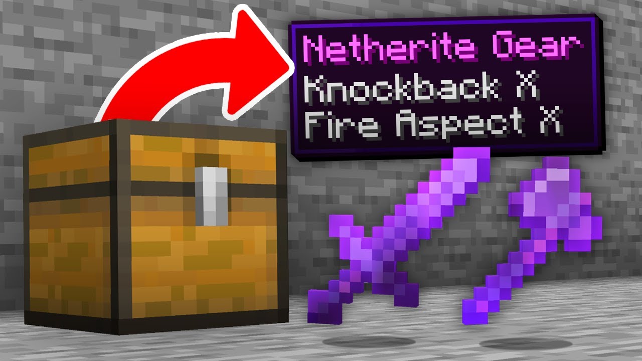 Minecraft, но сундуки дают OP-предметы...