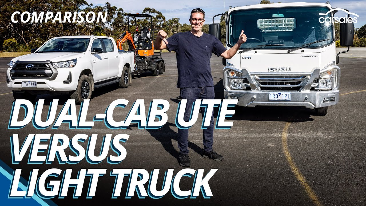 Light Truck vs Ute: What’s best for business? | Isuzu NPR vs Toyota HiLux