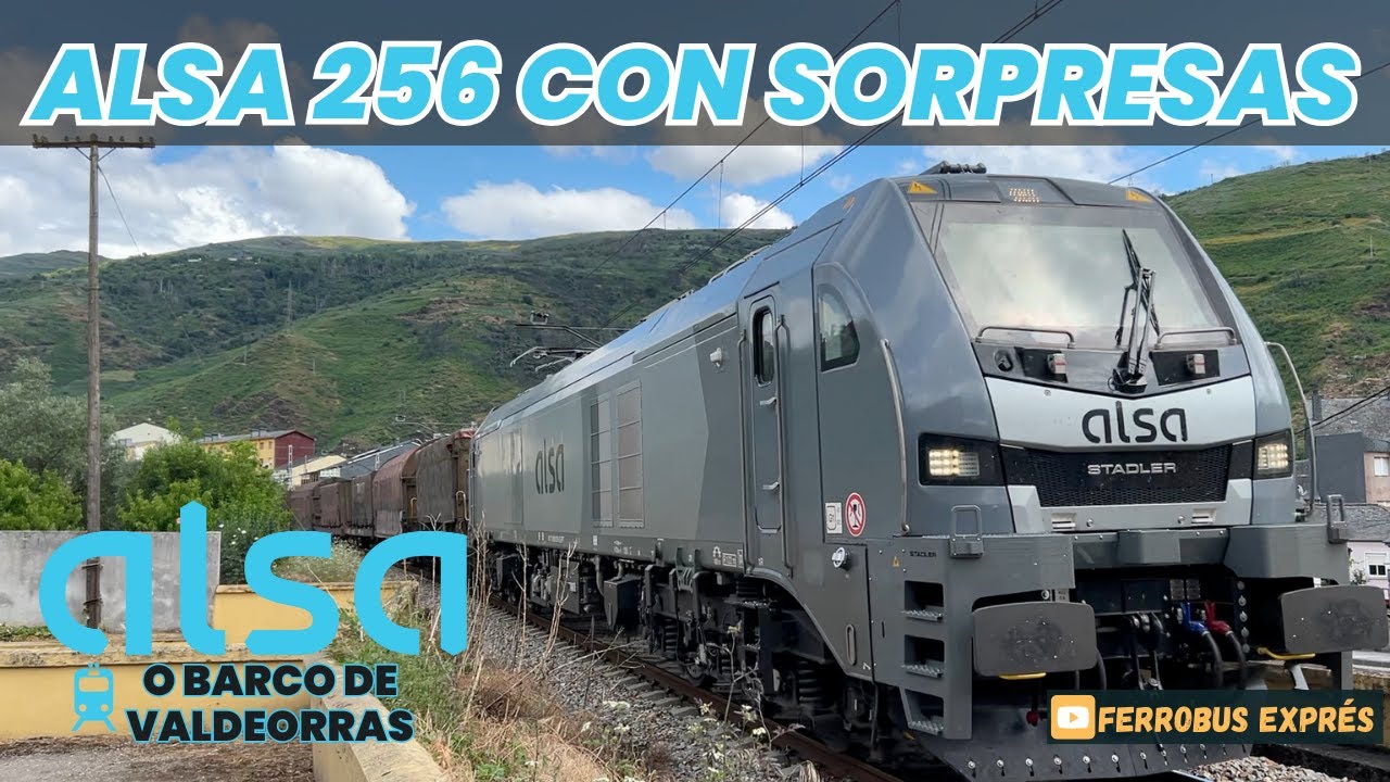 ALSA RAIL S-256-012 y 225 CON TRAMESA STEEL con SORPRESAS por O Barco (RECOPILACIÓN)