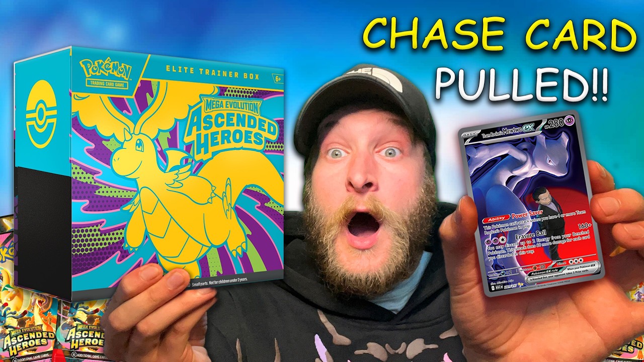 Ascended Heroes ETB's Are Here!!(Chase Card Pulled!)