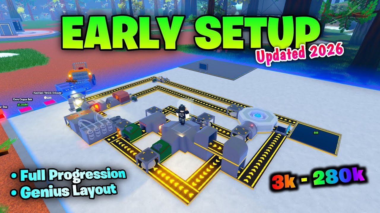 Best Early Game Setup Ultimate Mining Tycoon Roblox (UPDATED 2026)