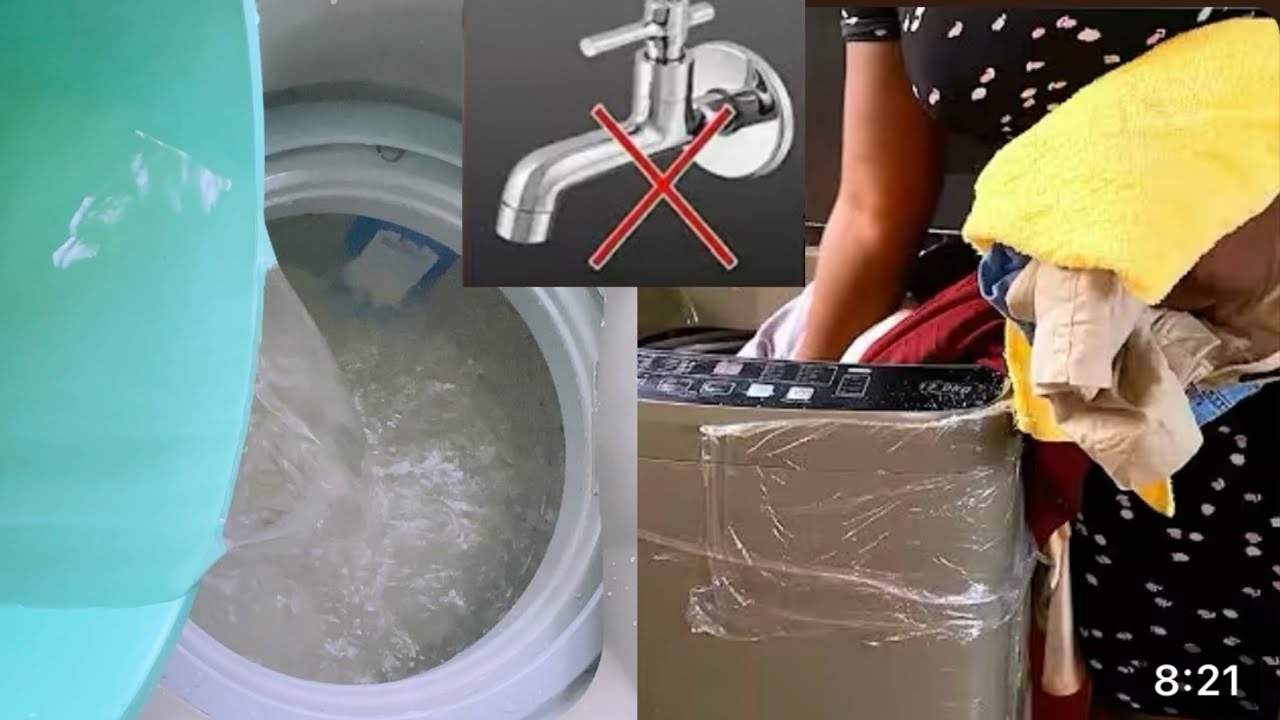 Полностью автоматическая стиральная машина без водопроводной воды | используйте ее вручную | mayg...